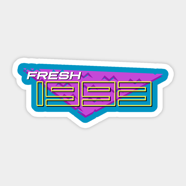 Fresh 1993 Sticker by Midgetcorrupter